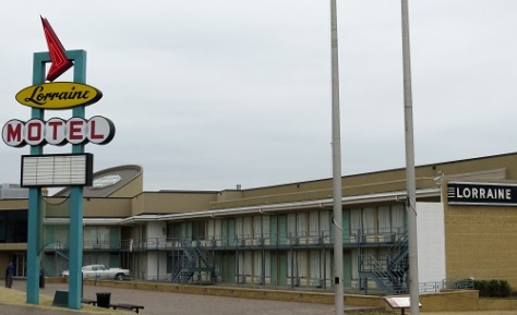 The 1950s Lorraine Motel, where MLK Jr was assassinated in 1968, has been turned into the National Civil Rights Museum. 